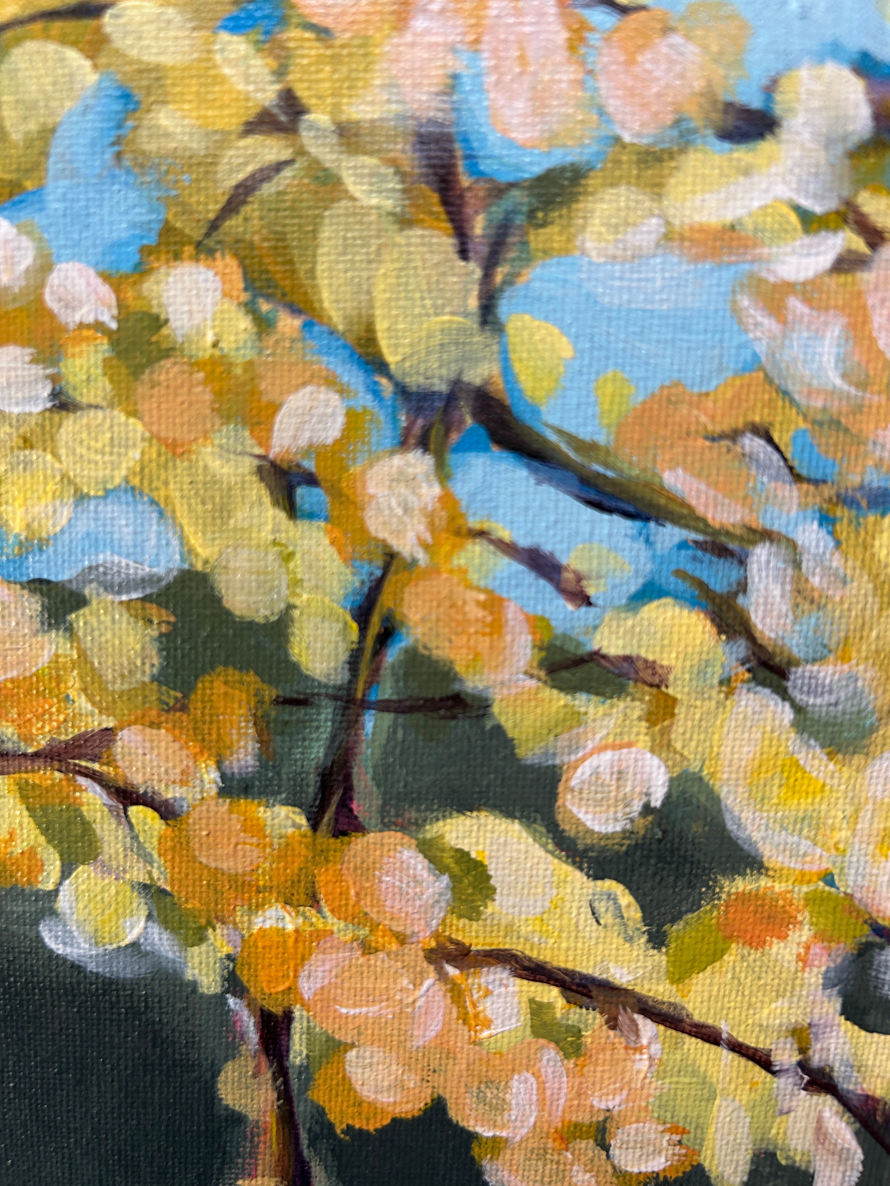 Autumn Yellow Tree 8x10