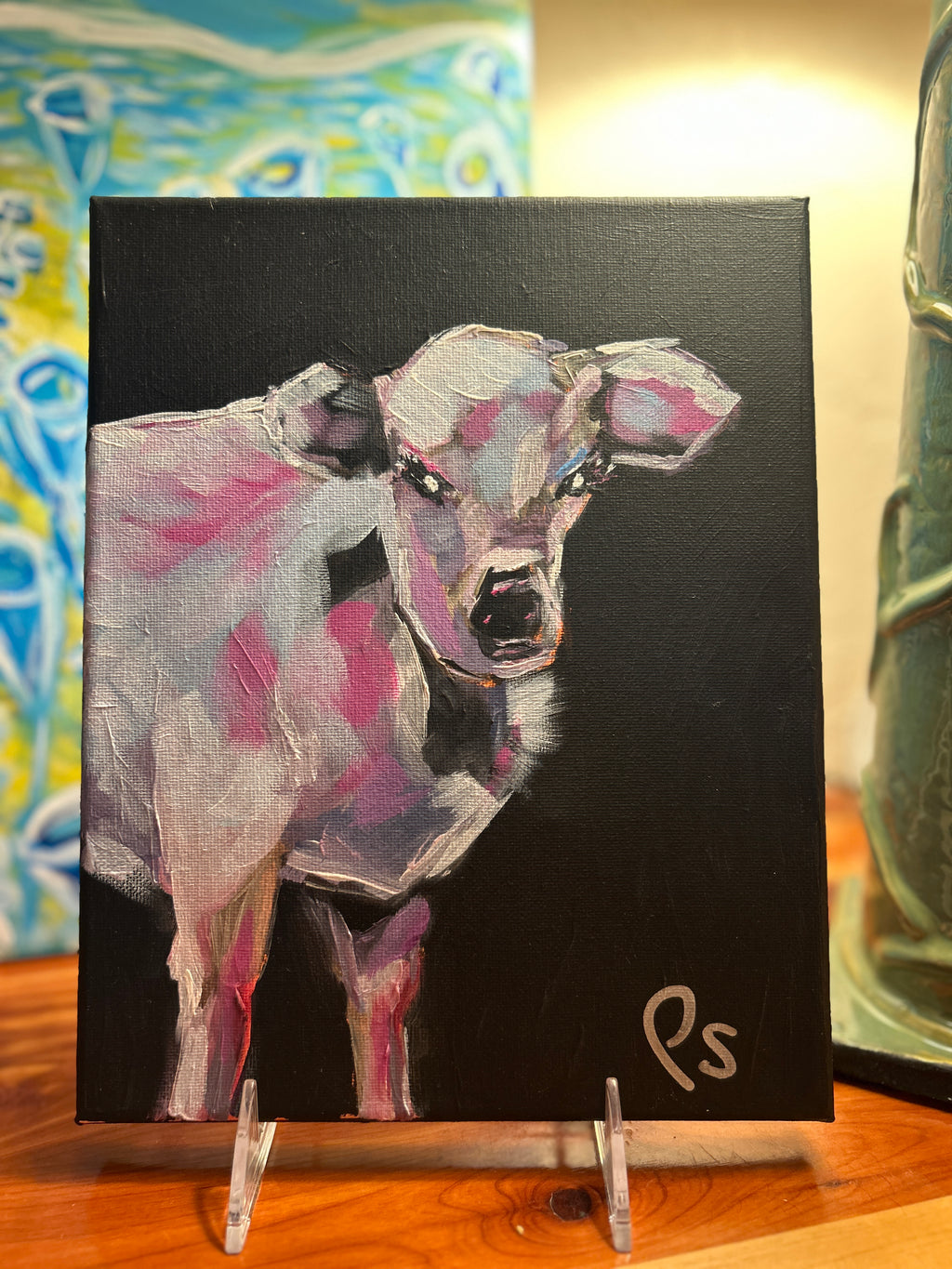 Violet the Cow 8x10