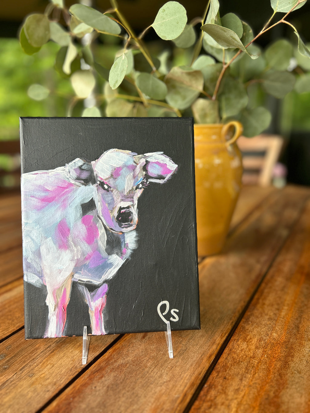 Violet the Cow 8x10