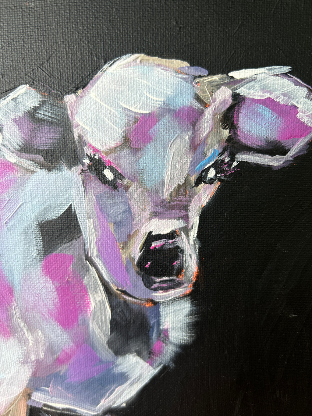 Violet the Cow 8x10