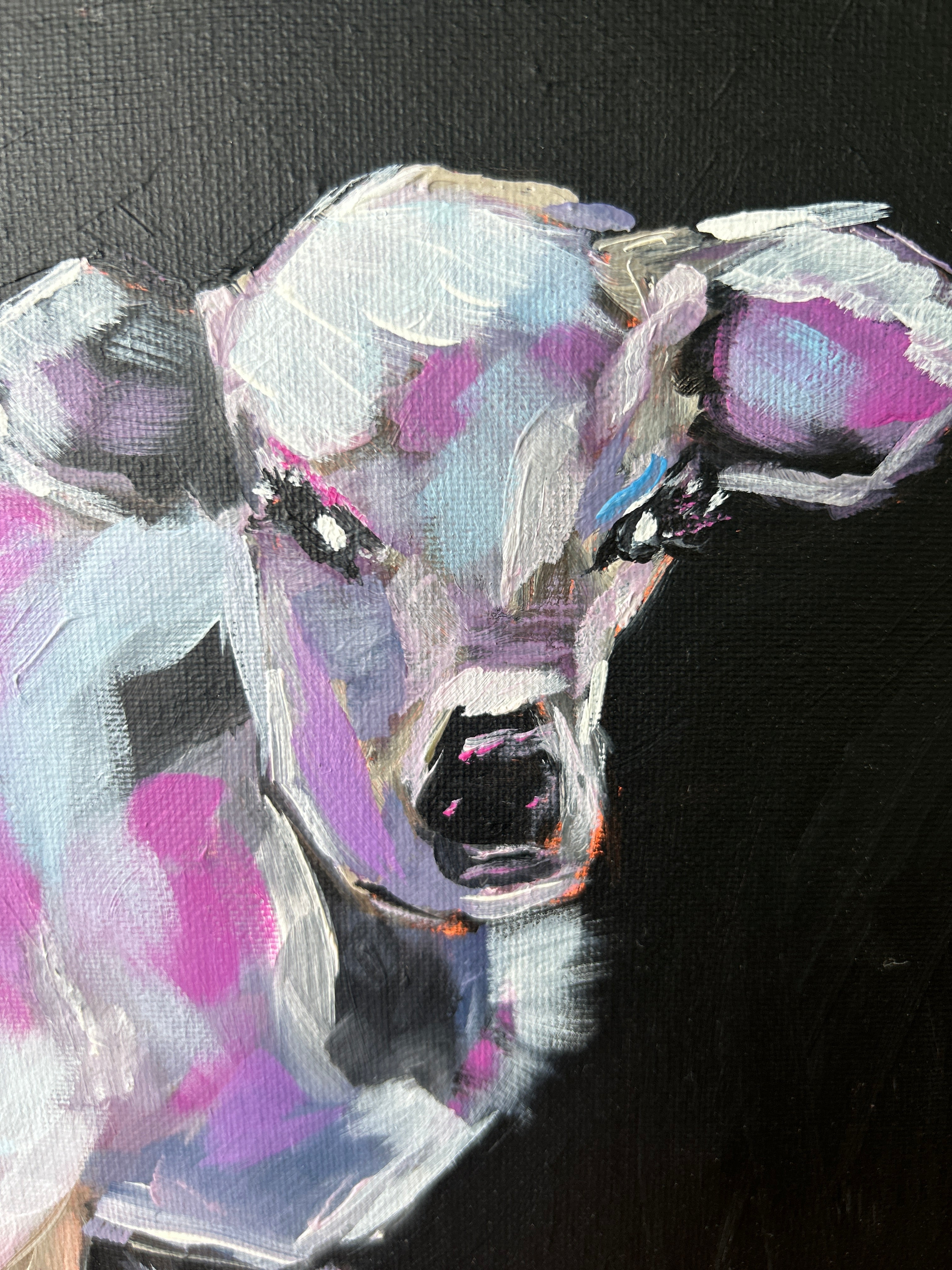 Violet the Cow 8x10