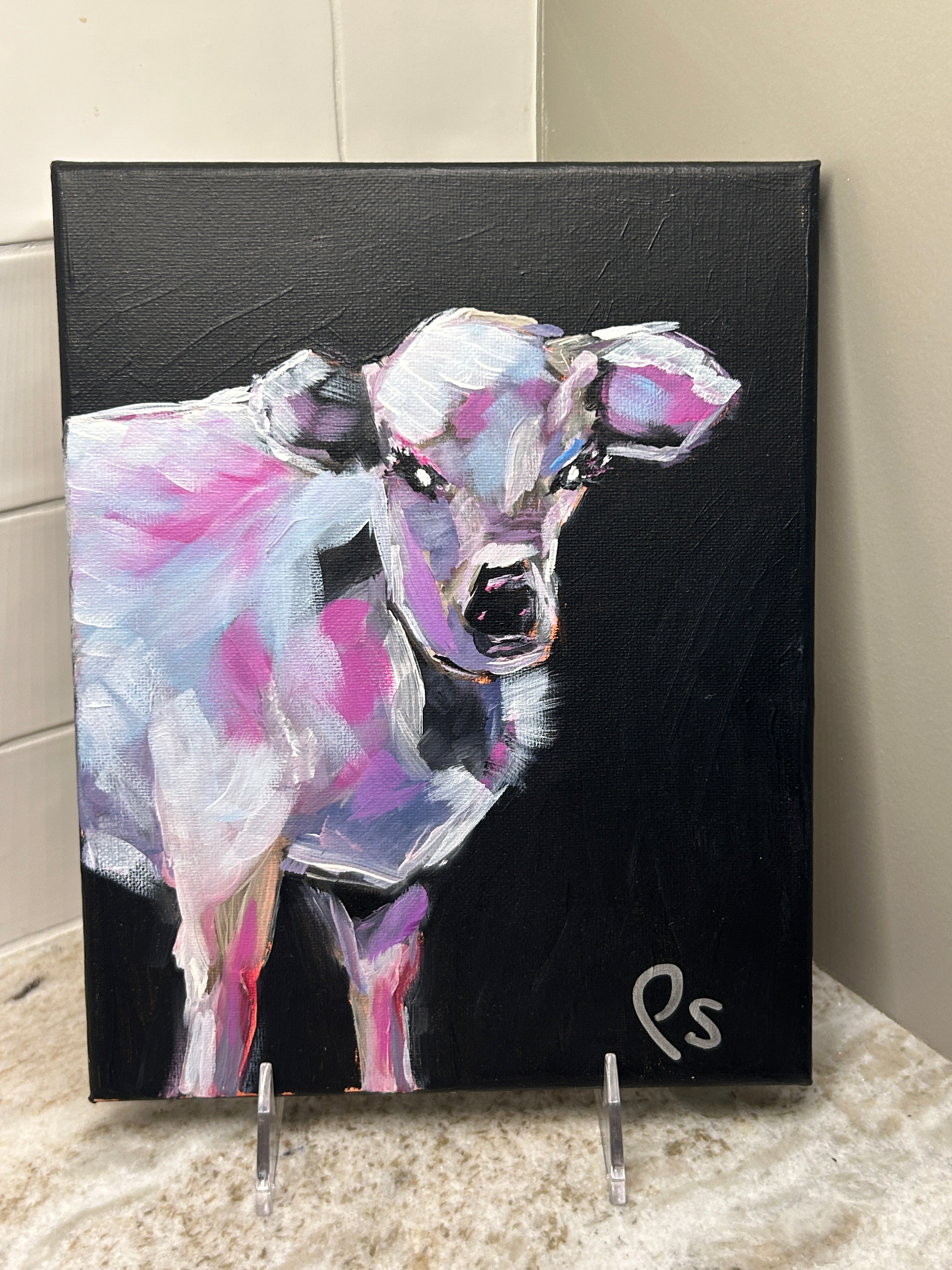 Violet the Cow 8x10