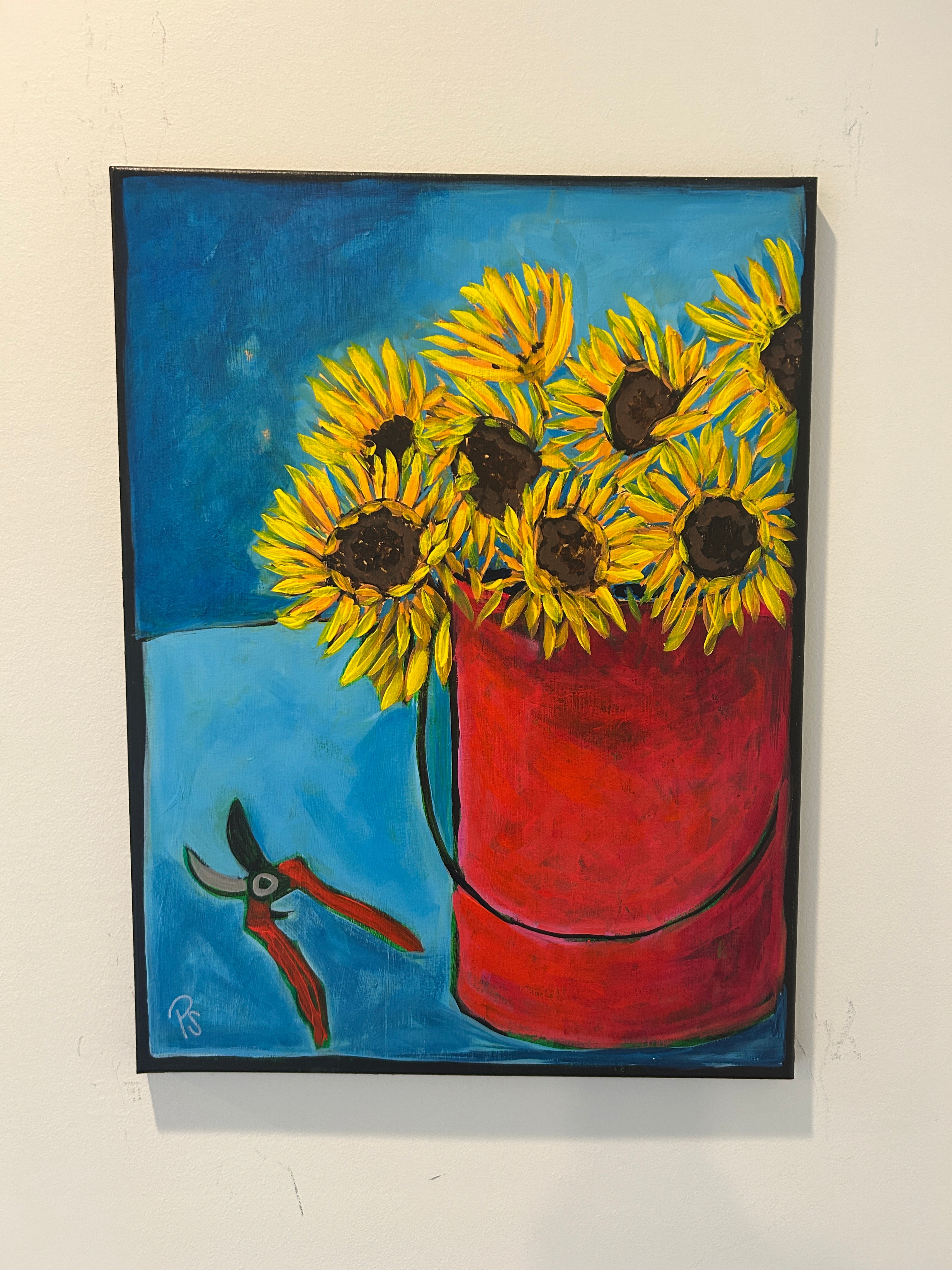 Sunflower Bucket 18 x24