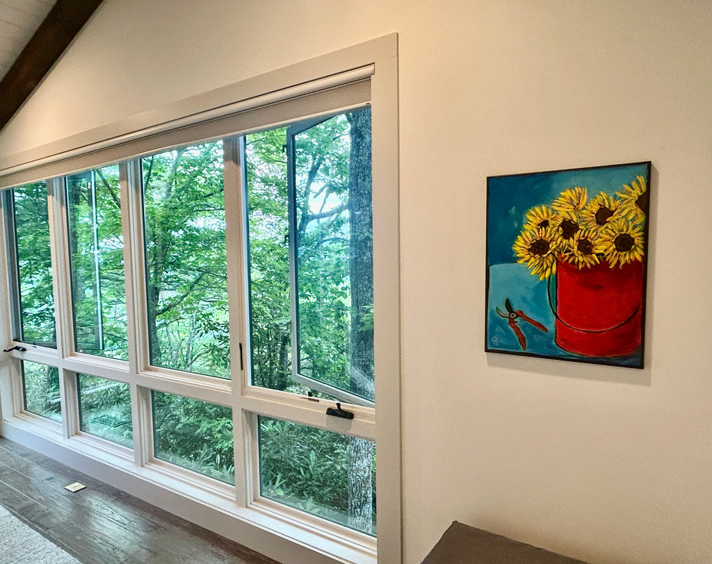 Sunflower Bucket 18 x24